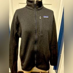 Limited use Patagonia better sweater jacket. Charcoal/Black M.